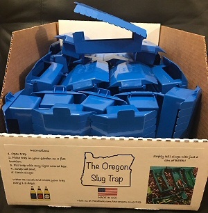 blue slug traps - the oregon slug trap